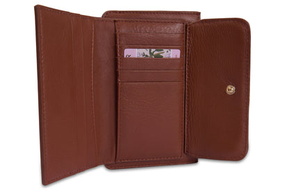 Marion Bifold Leather Wallet - Bascora