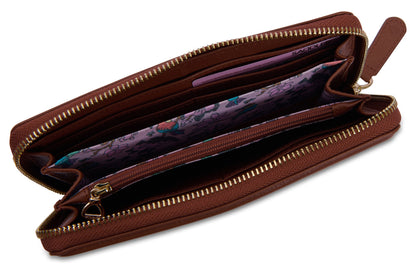 Beatrice RFID Leather Purse - Bascora
