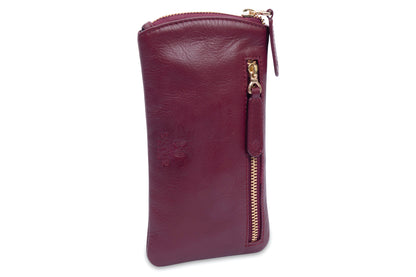 Mabel Leather Glasses Case - Bascora