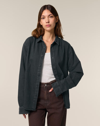Organic Cotton Heavy Relaxed Shirt – Unisex
