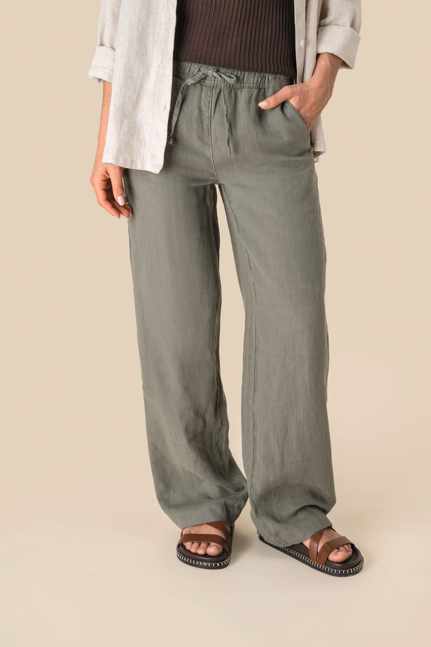 The Linen Trouser – Women's