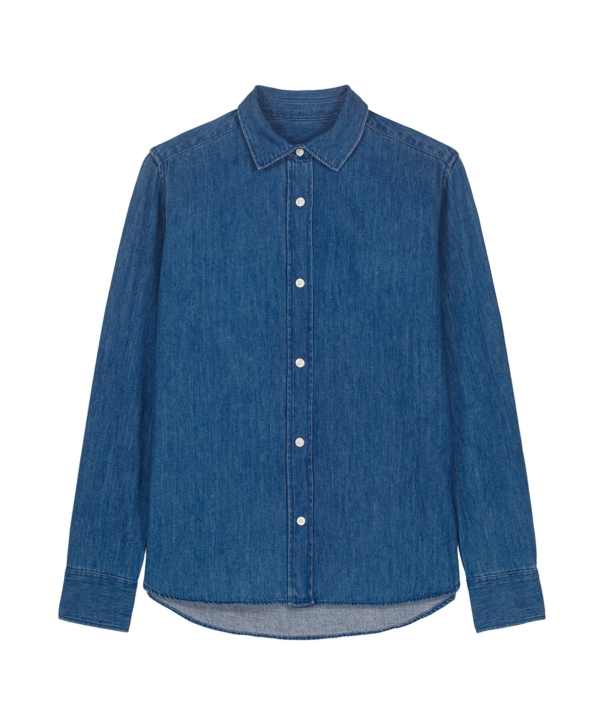 Organic Cotton Long Sleeve Denim Shirt – Women's