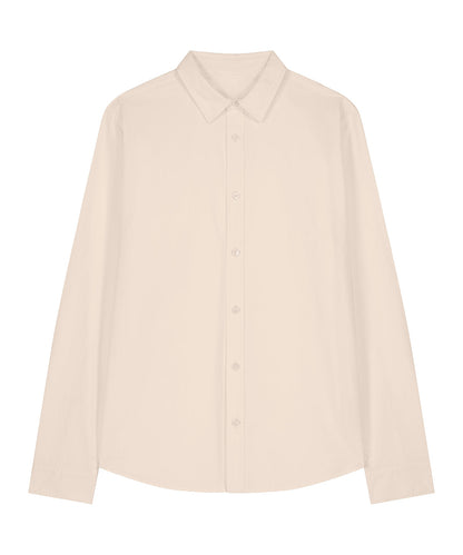 Organic Poplin Long Sleeve Shirt - Womens