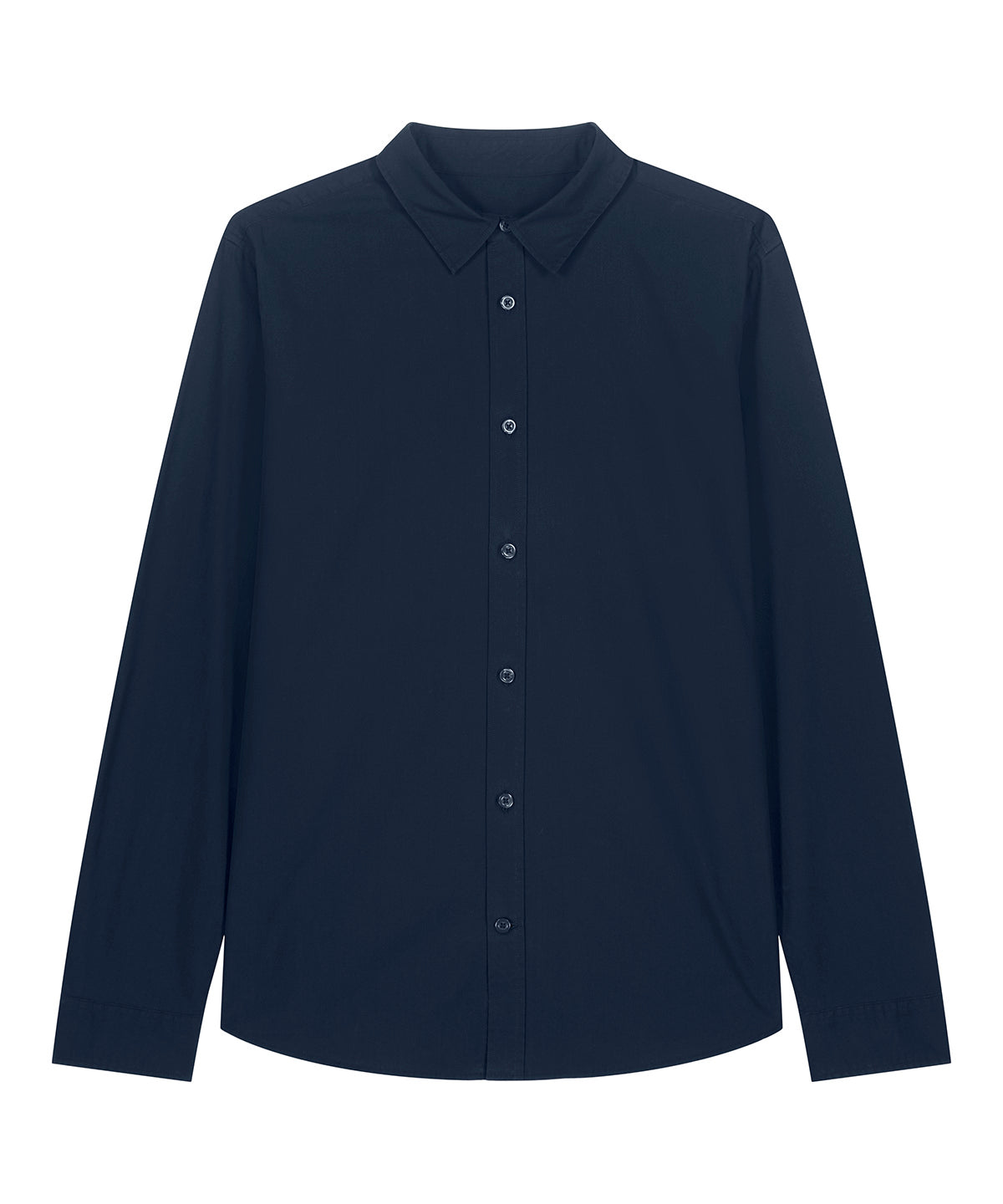 Organic Poplin Long Sleeve Shirt - Womens