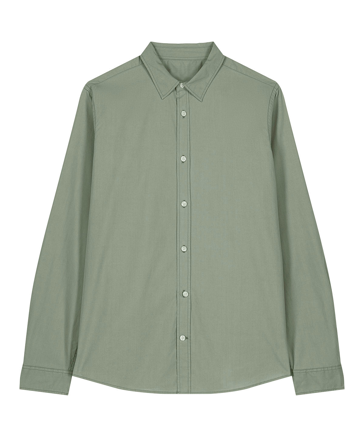 Organic Poplin Long Sleeve Shirt - Womens