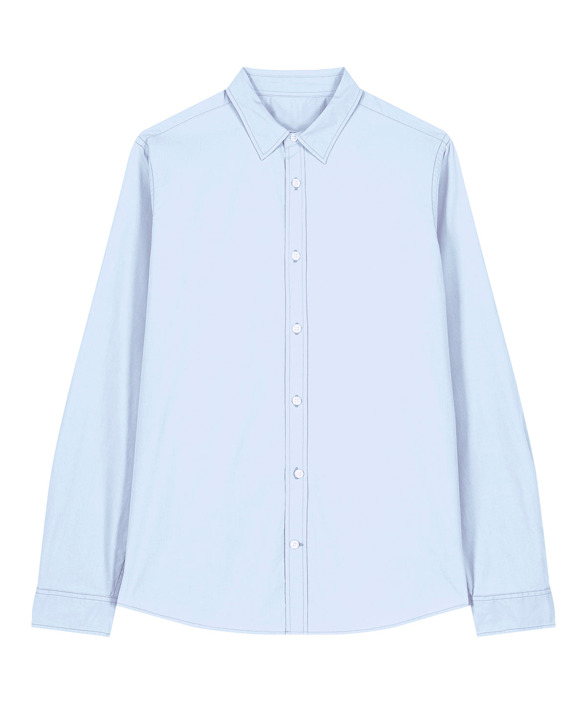 Organic Poplin Long Sleeve Shirt - Womens