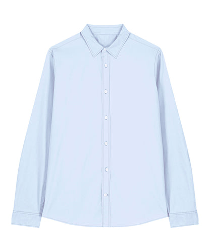 Organic Poplin Long Sleeve Shirt - Womens