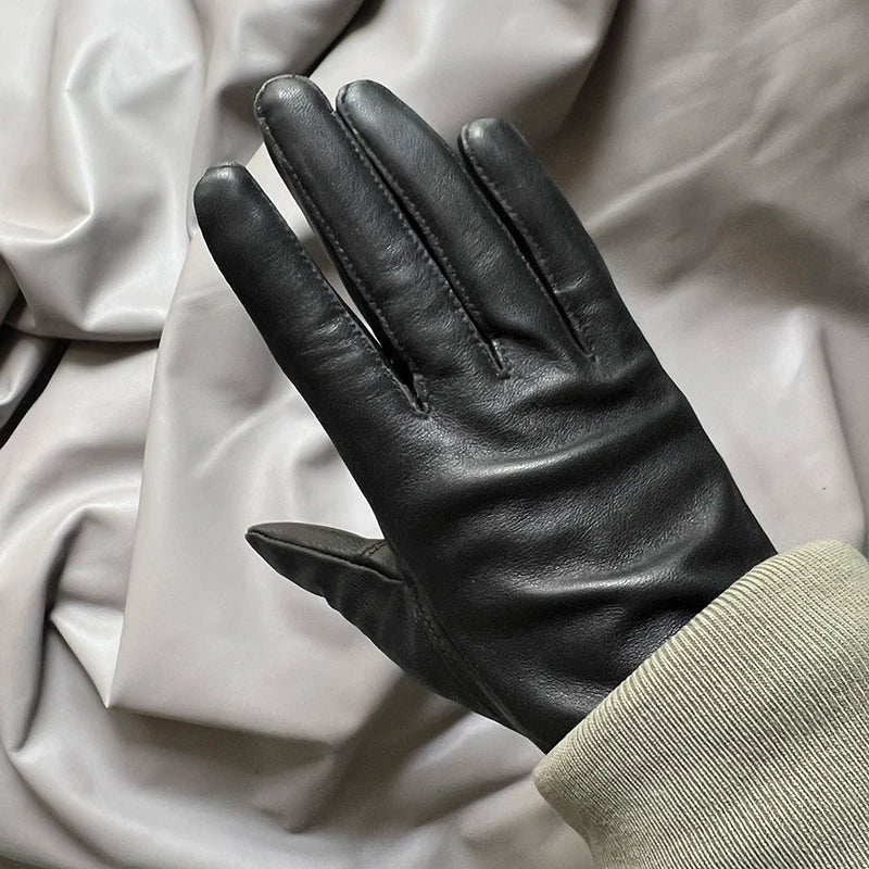 Women's Genuine Leather Gloves – Thin Lined