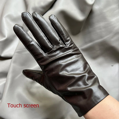 Women's Genuine Leather Gloves – Thin Lined