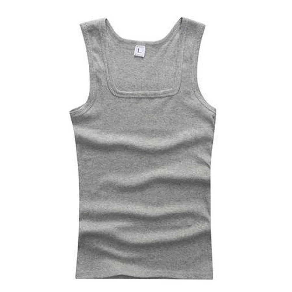 Men's Tank Top - Gym Workout Fitness Vest - Bascora