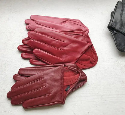 Women's Half-Palm Sheepskin Gloves