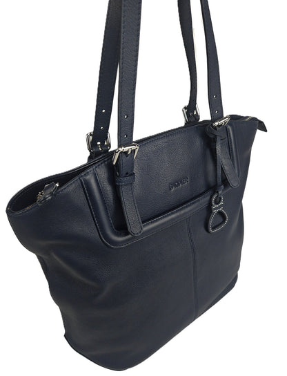 Sienna Leather Tote Bag - Bascora