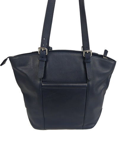 Sienna Leather Tote Bag - Bascora