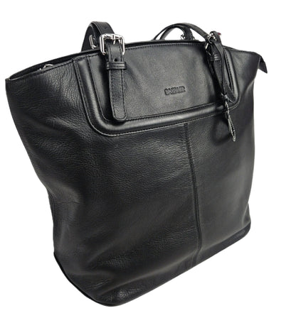 Sienna Leather Tote Bag - Bascora