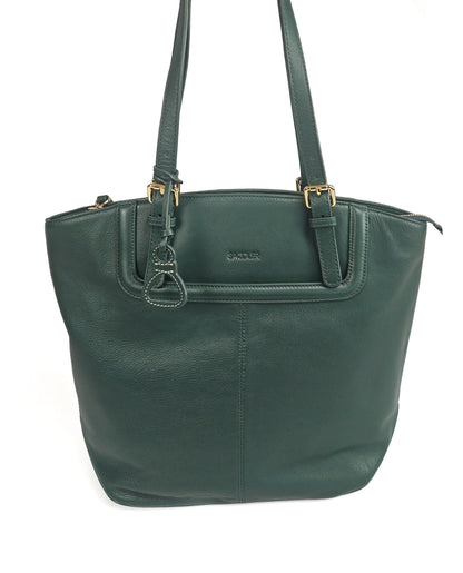 Sienna Leather Tote Bag - Bascora