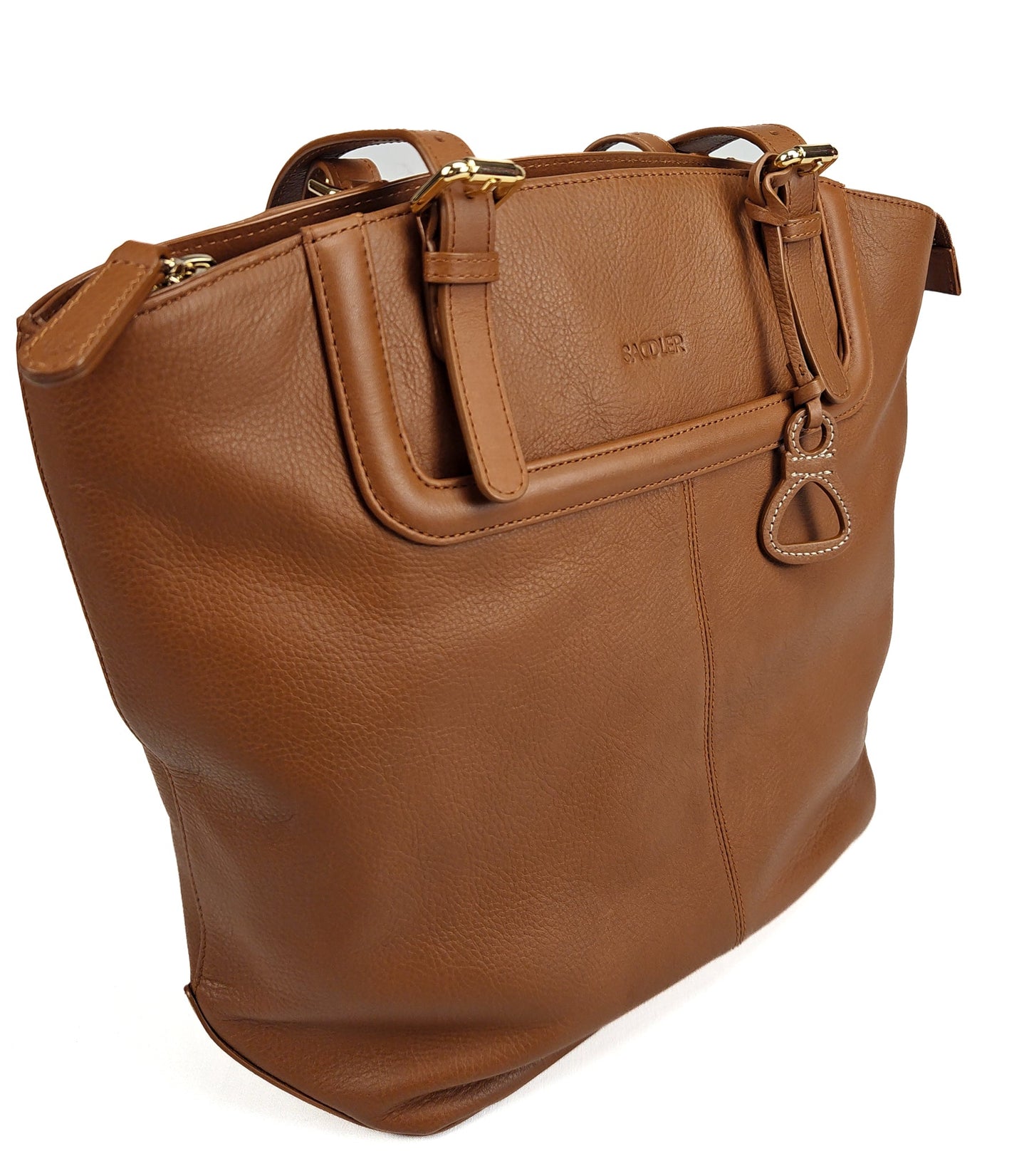 Sienna Leather Tote Bag - Bascora