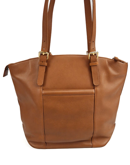 Sienna Leather Tote Bag - Bascora