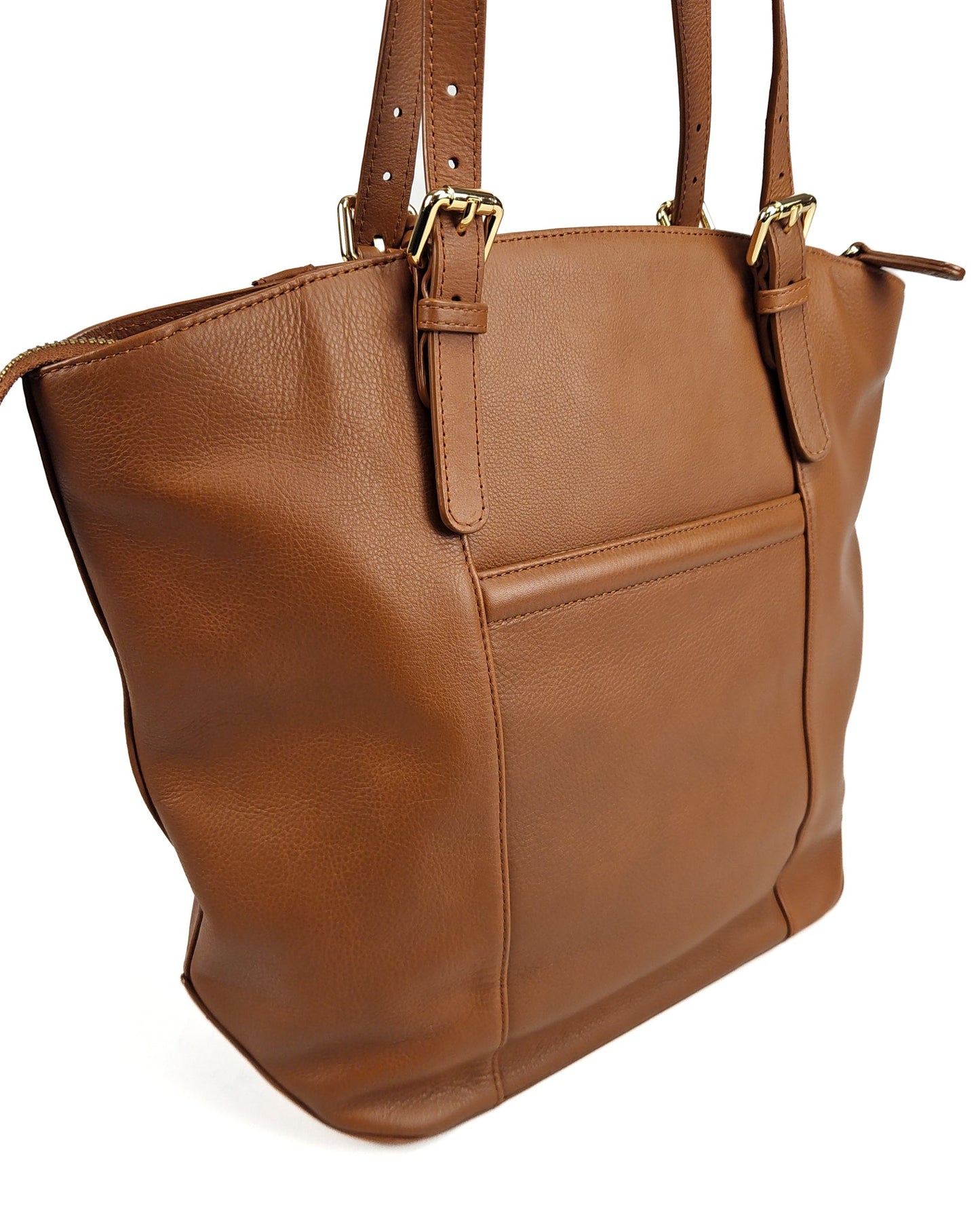 Sienna Leather Tote Bag - Bascora