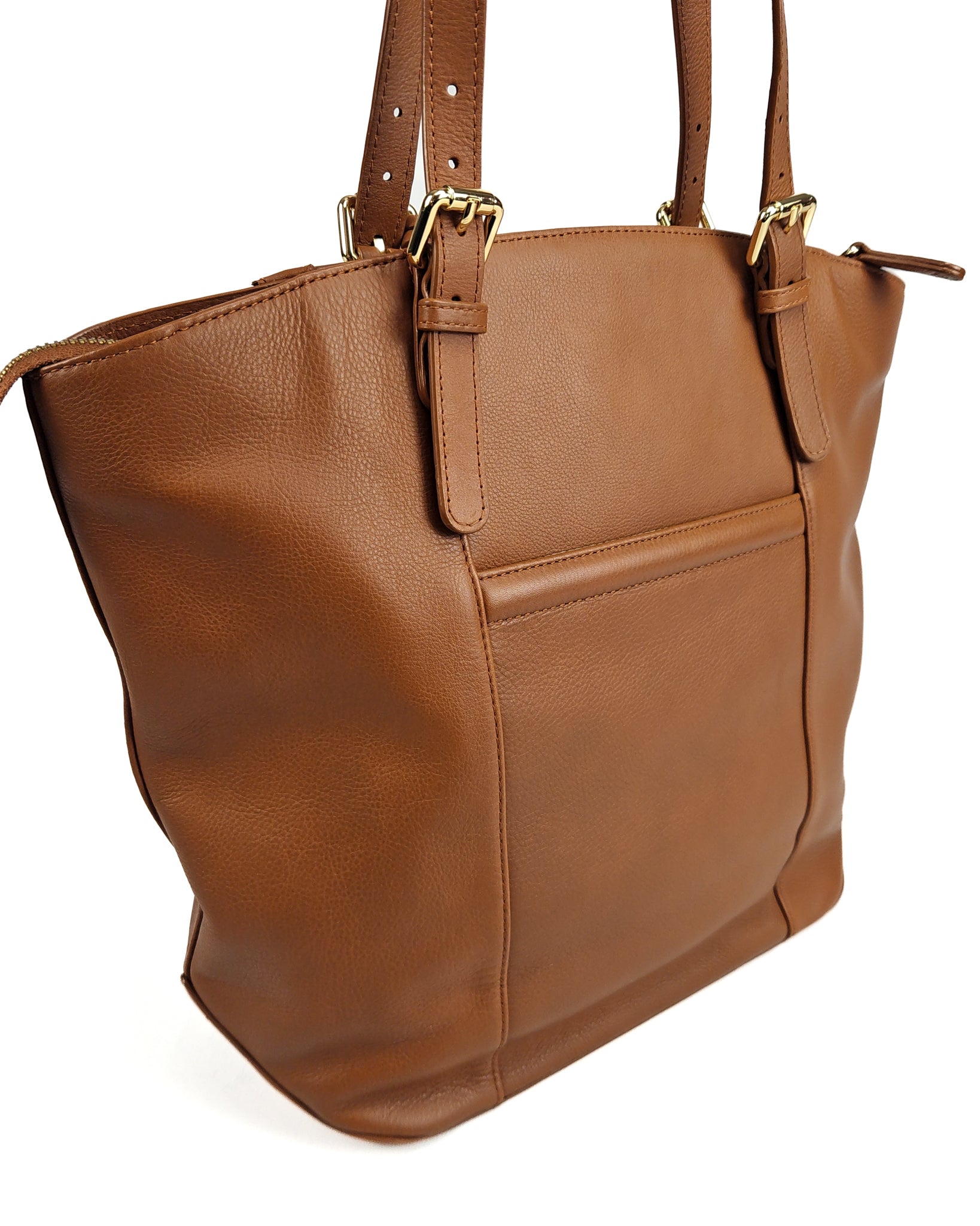 Sienna Leather Tote Bag - Bascora