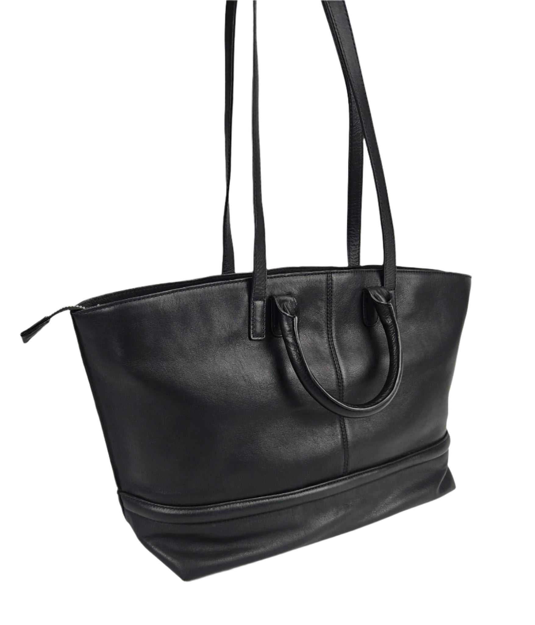 Victoria Leather Tote Bag - Bascora