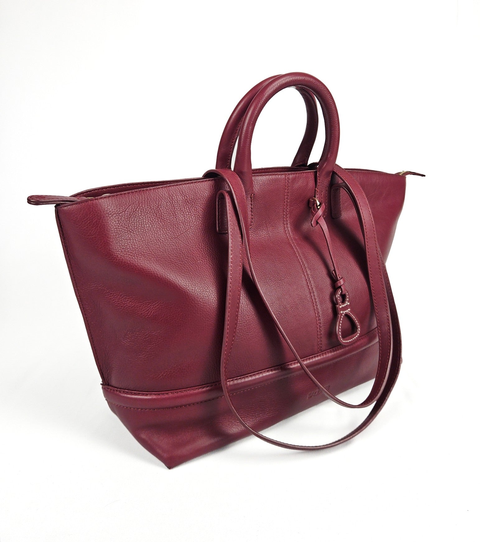Victoria Leather Tote Bag - Bascora