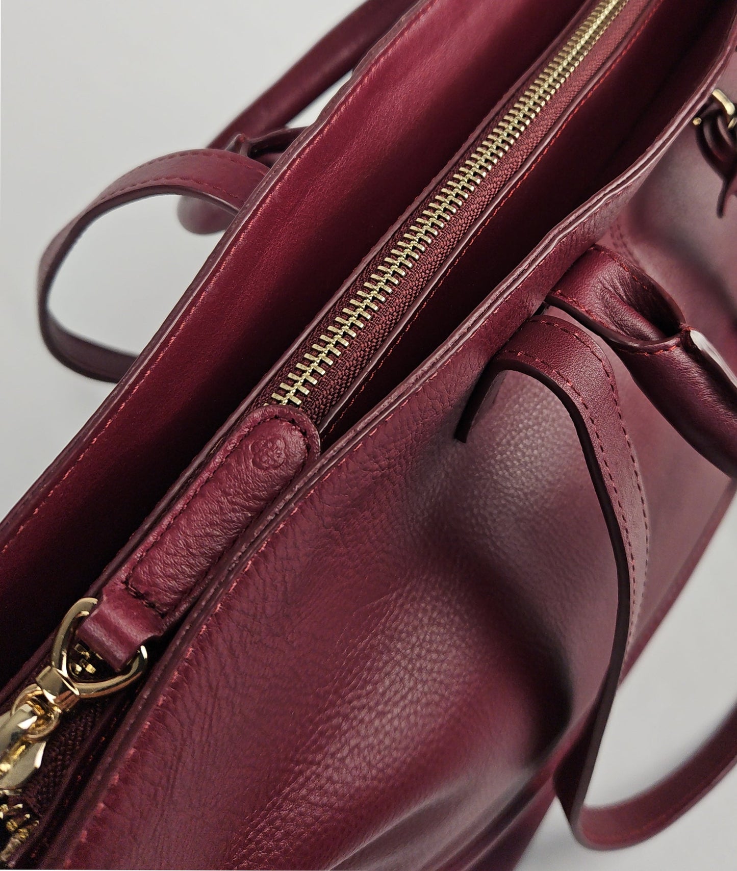 Victoria Leather Tote Bag - Bascora