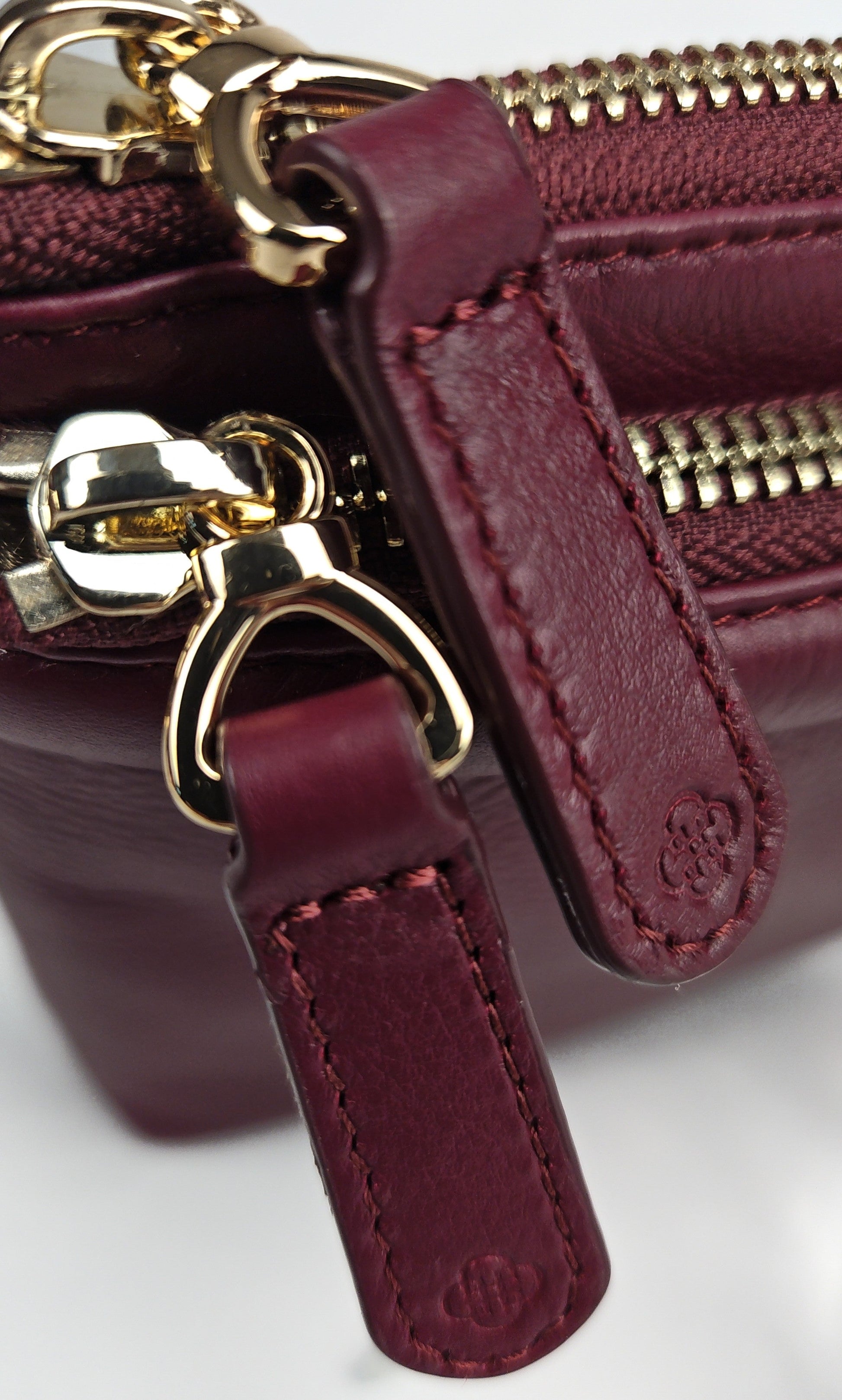 Heather Leather Clutch & Crossbody Bag - Bascora