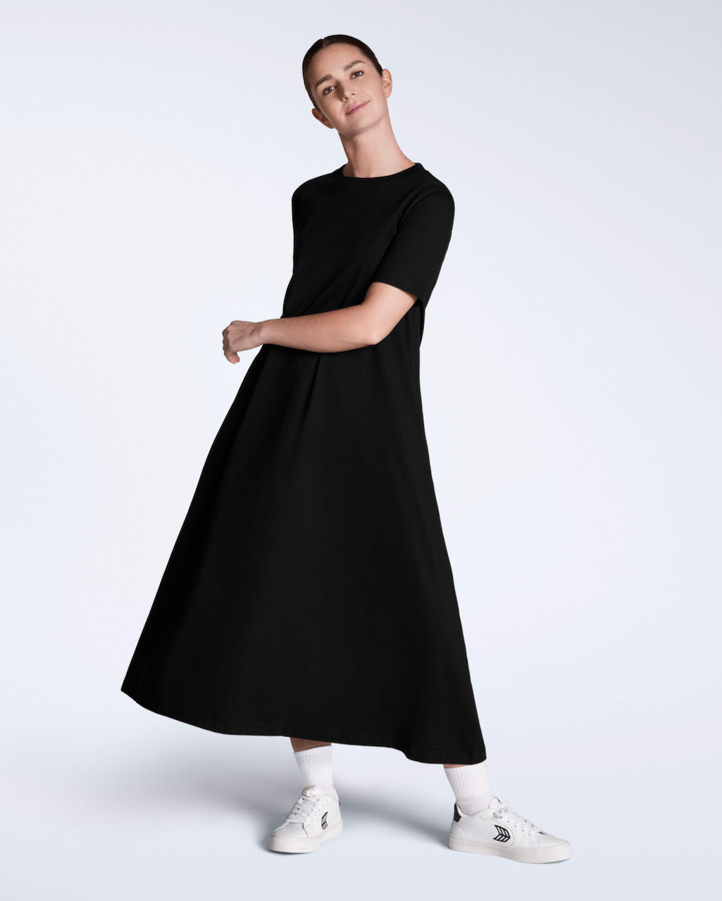 The Long Line T-Shirt Dress – Organic Cotton
