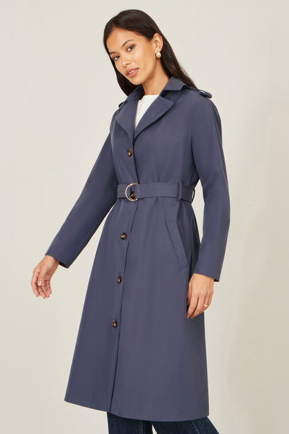 The Trench – Navy Belted Coat
