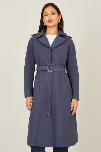 The Trench – Navy Belted Coat