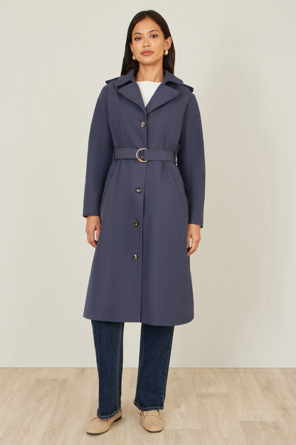 The Trench – Navy Belted Coat