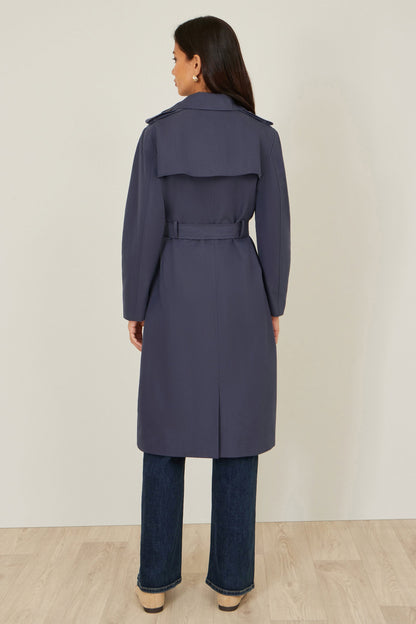 The Trench – Navy Belted Coat