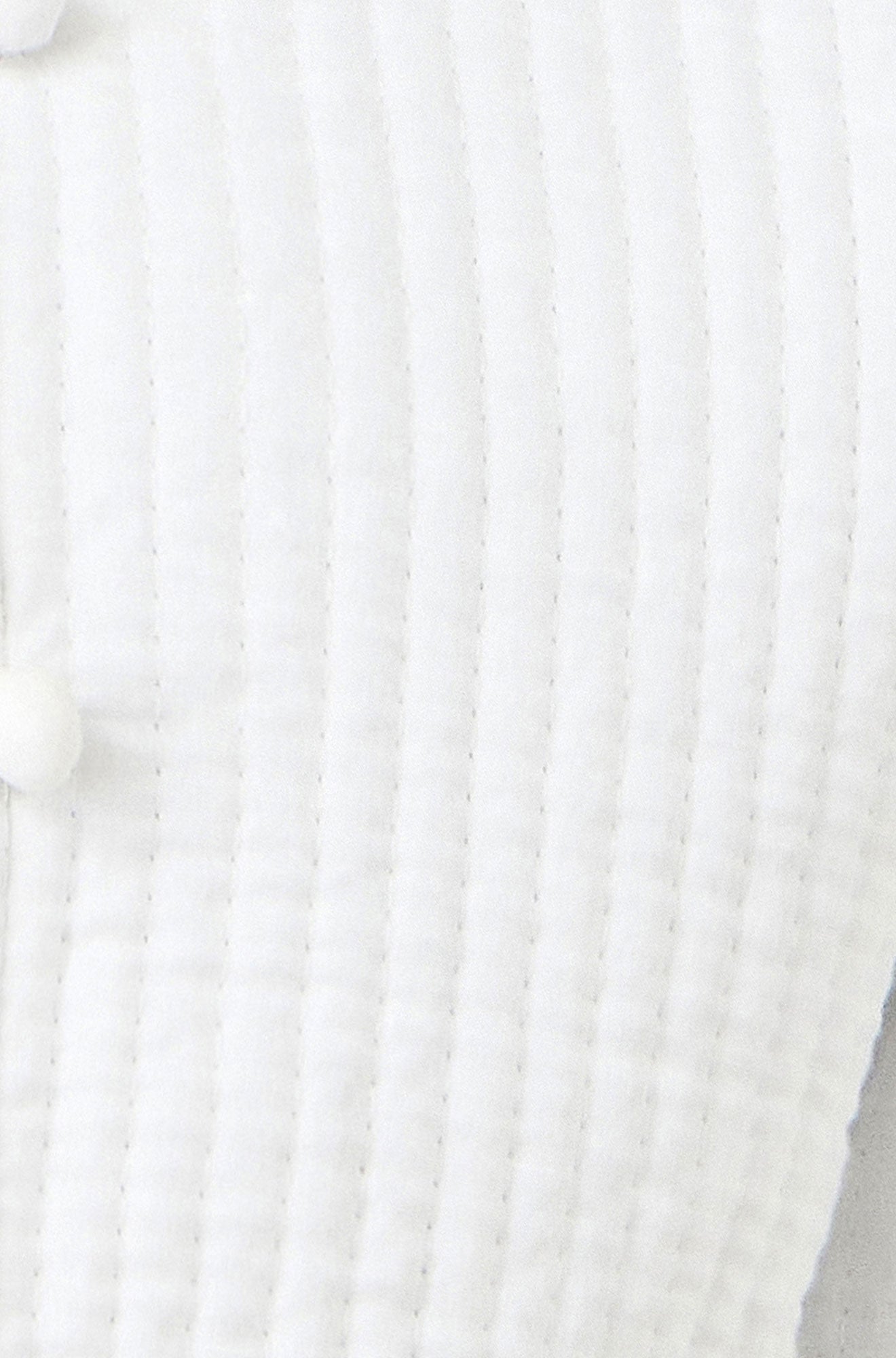 The White Gingham – Reversible Cotton Quilted Cropped Jacket