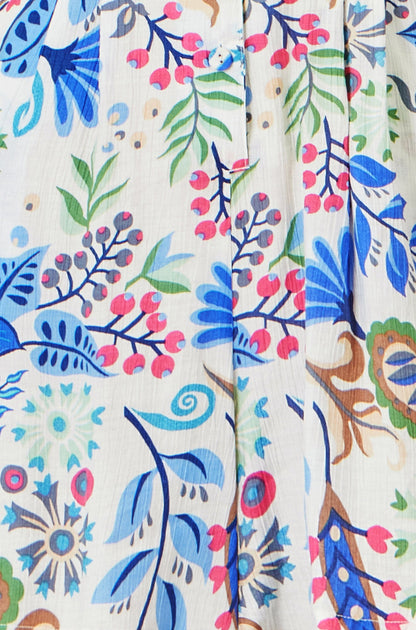 Multicolour Paisley Retro Print Playsuit