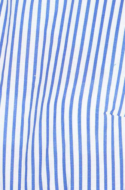 The Stripe Culotte – Blue Cotton Jumpsuit