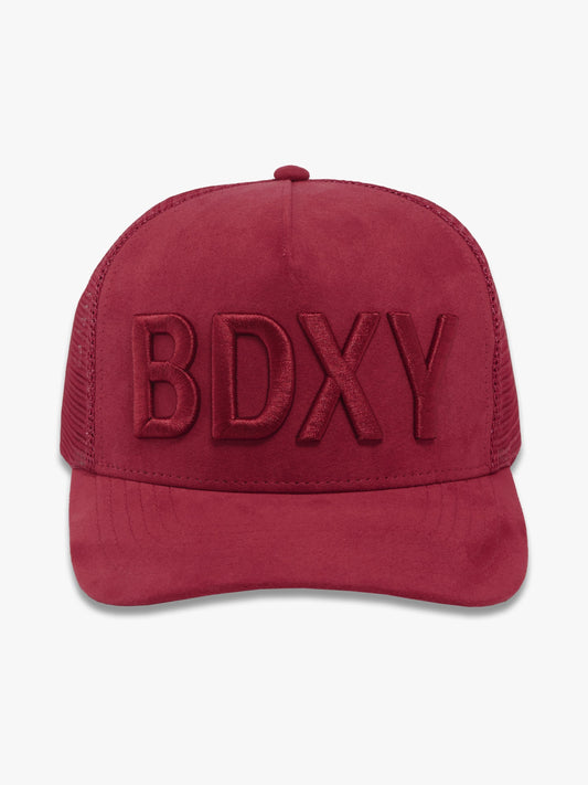 The Gaffer Trucker Cap | Burgundy - Bascora