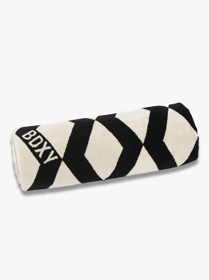 The Wrap Towel | Mirrorzag Black - Bascora