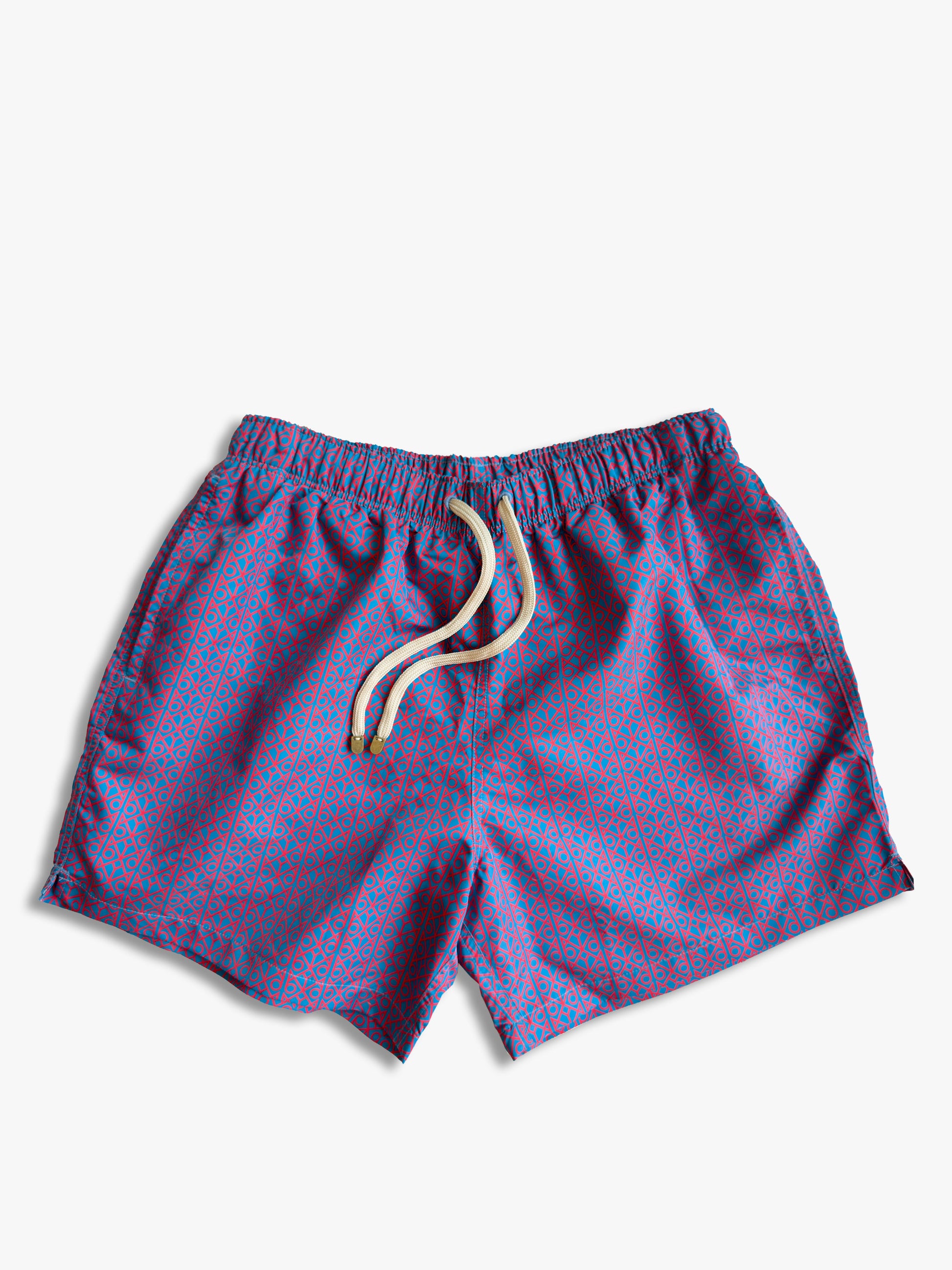 The Extra Swimshorts | Repeat Teal - Bascora