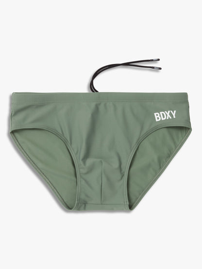 The Atmos Swimbrief | Army Green - Bascora