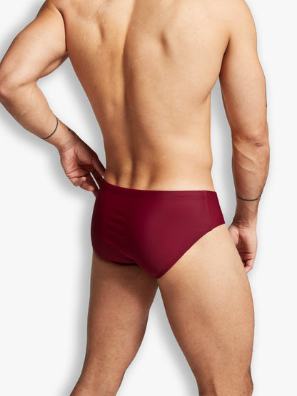 The Atmos Swimbrief | Burgundy - Bascora