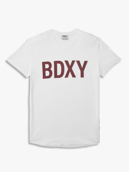 The Actor Logo T-shirt | White - Bascora
