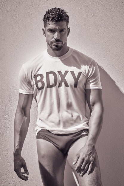 The Actor Logo T-shirt | White - Bascora