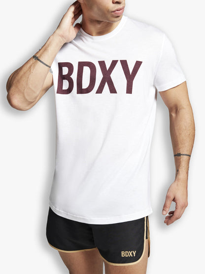 The Actor Logo T-shirt | White - Bascora