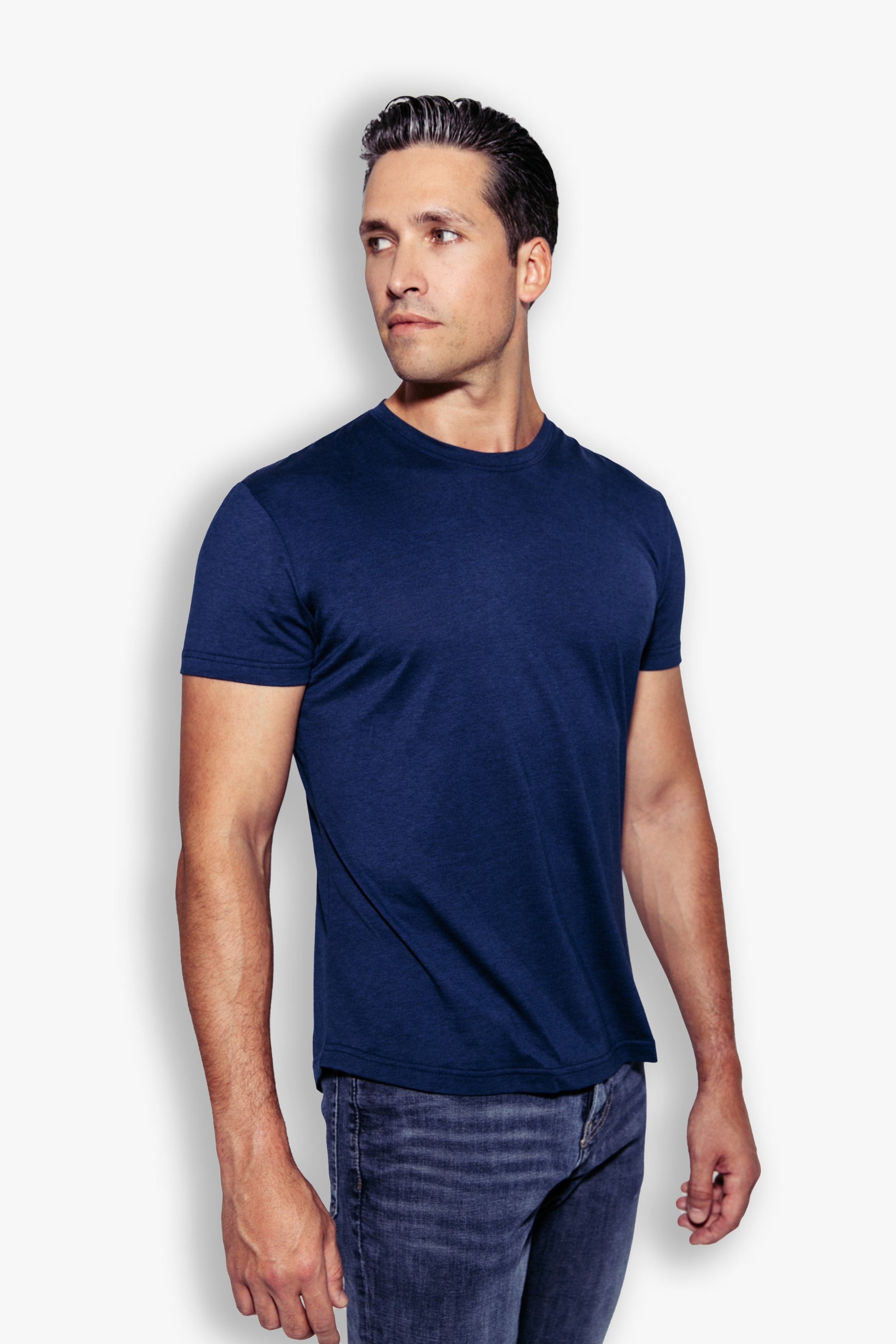 The Actor T-shirt | Navy - Bascora