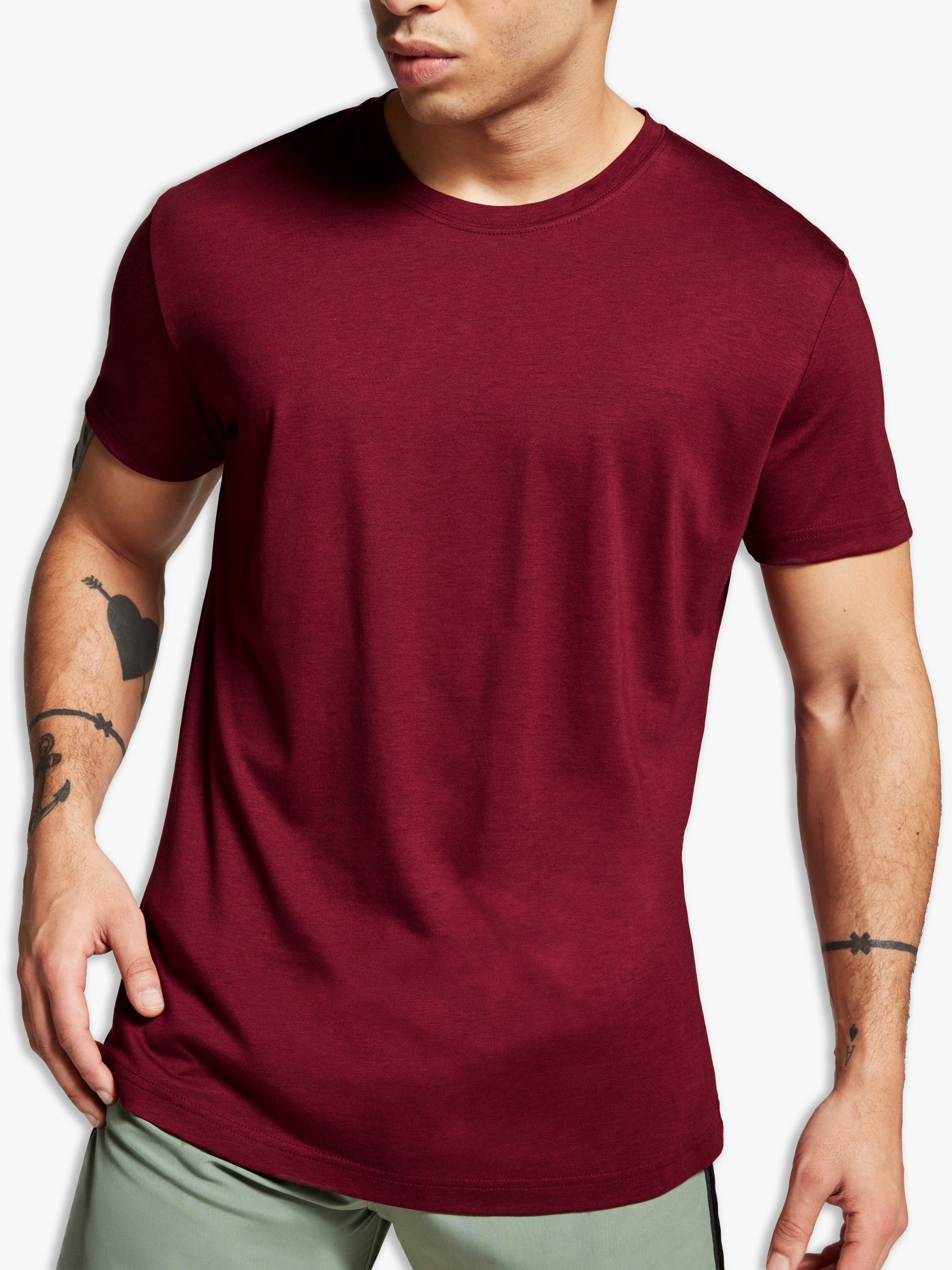 The Actor T-shirt | Burgundy - Bascora
