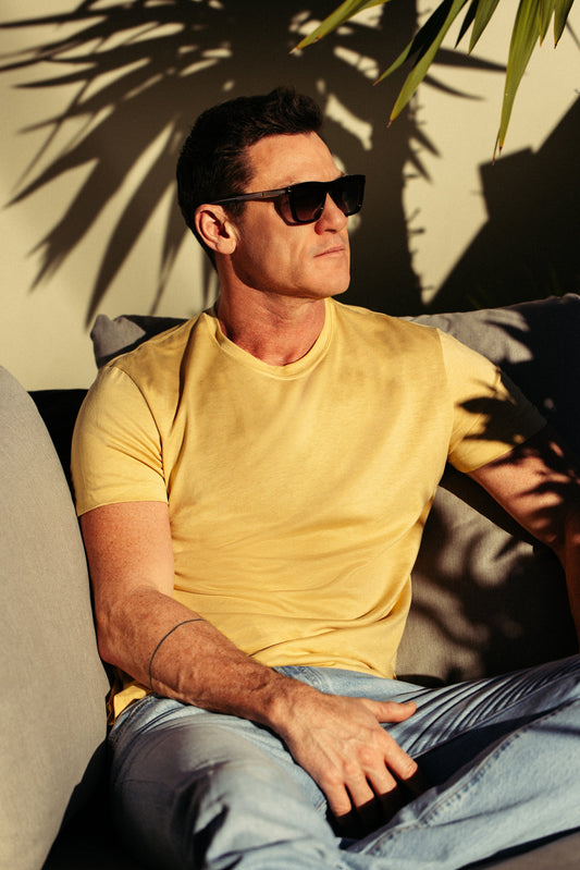 The Actor T-shirt | Sand - Bascora
