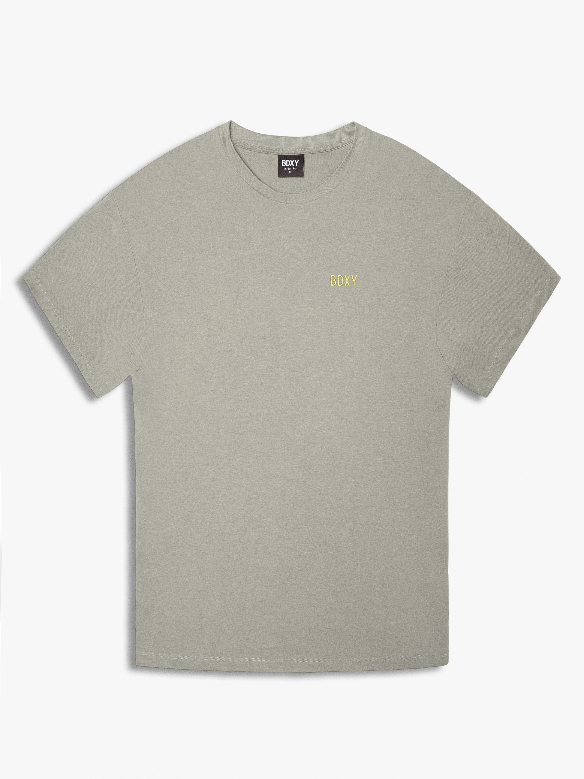 The Block T-shirt | Pebble - Bascora