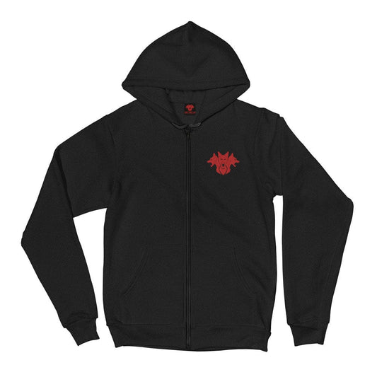 CORE Zip-Up Hoodie – Black