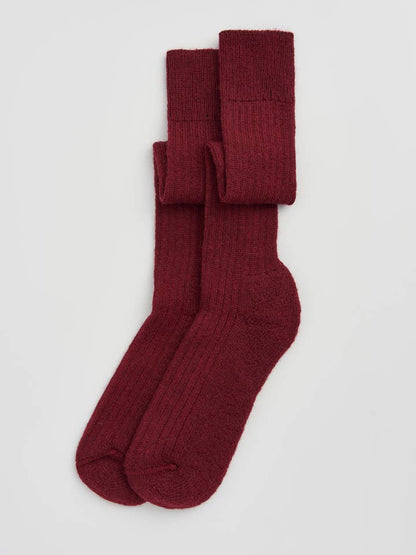 Wool Knee-High Socks