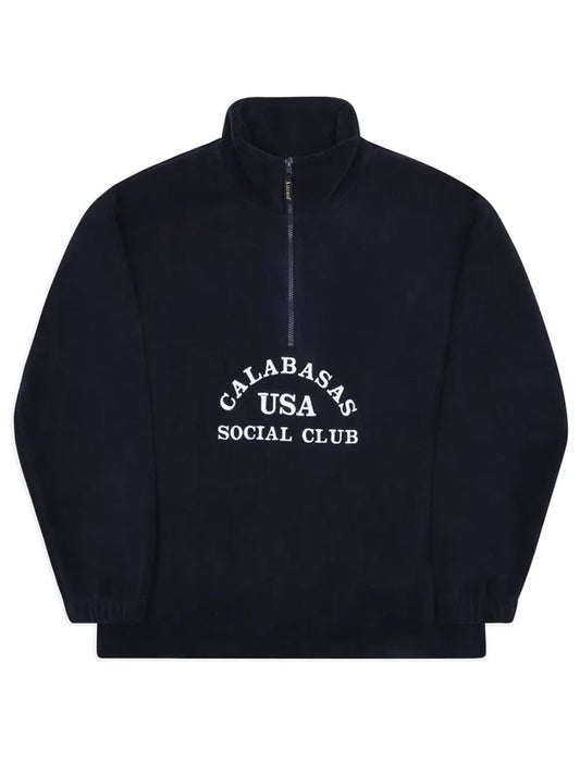 Calabasas Fleece Navy - Bascora